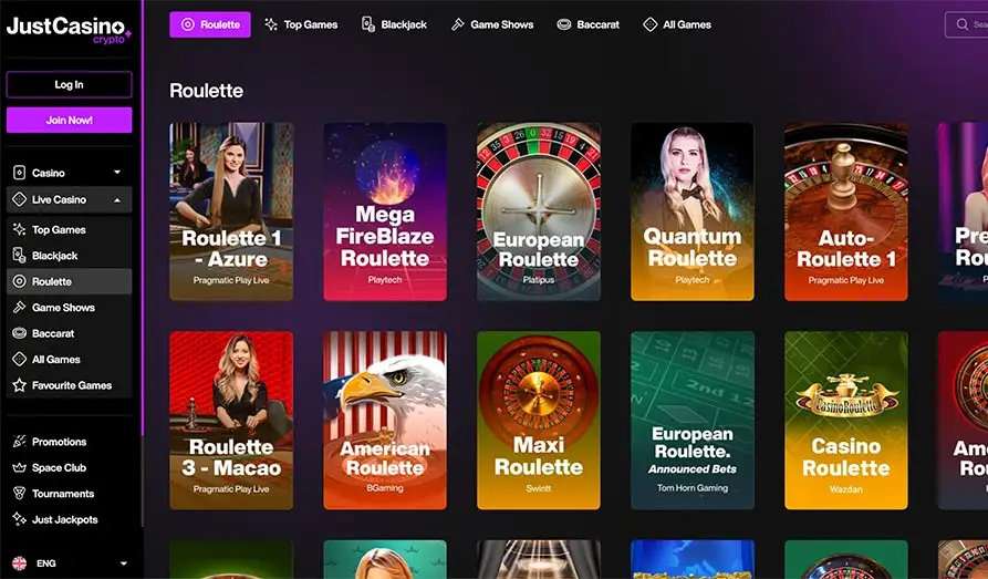 Just Casino IO - Live Games Screenshot image #3 for Just Casino IO