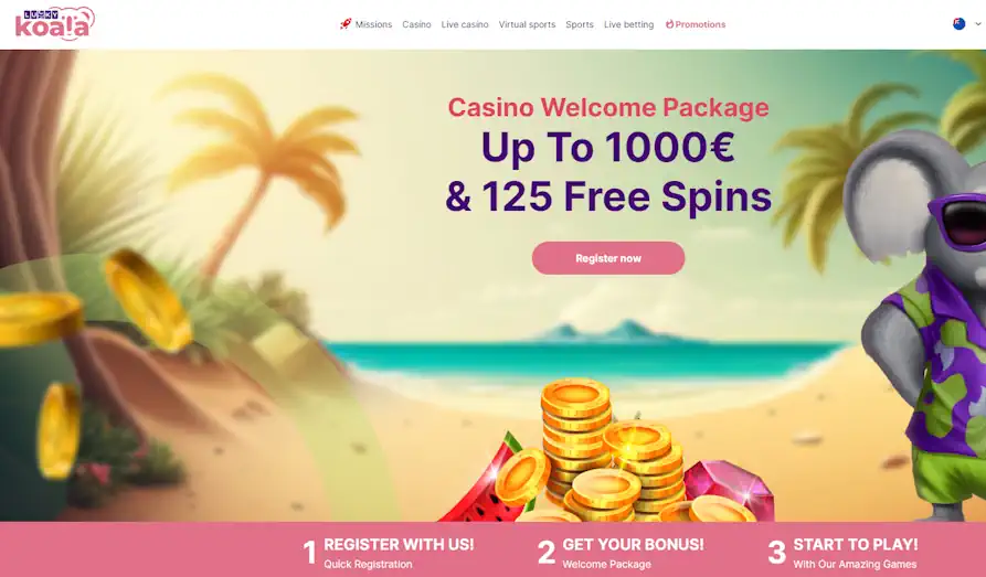 Read review of Lucky Koala Casino