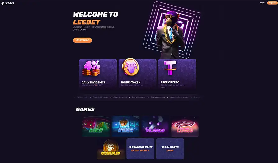 Read review of Leebet Casino