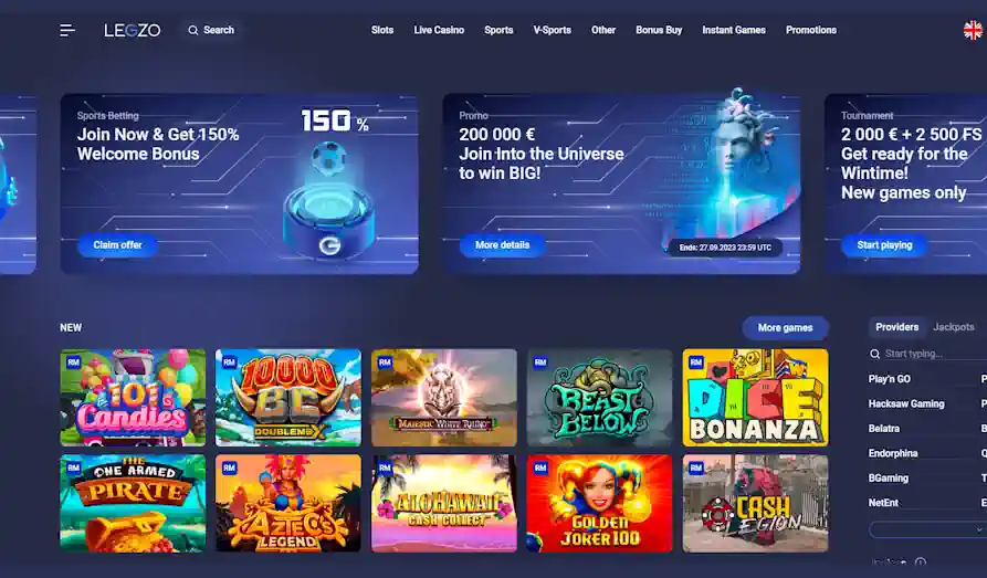 Read review of Legzo Casino