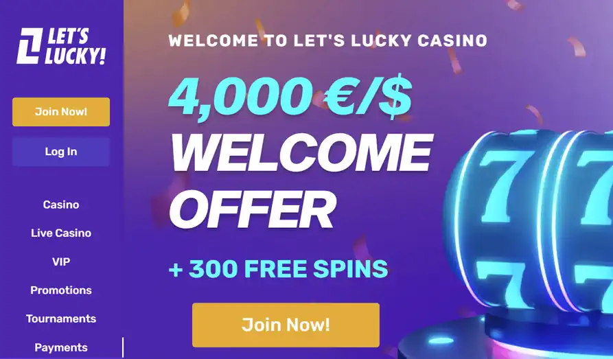 Read review of Lets Lucky Casino