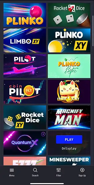 LTC Casino mobile screenshot #2 Mobile Screenshot image #2 for LTC Casino