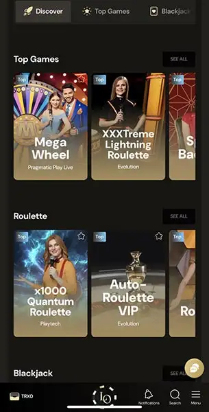 Lucky Ones Casino mobile screenshot #4 Mobile Screenshot image #4 for Lucky Ones Casino