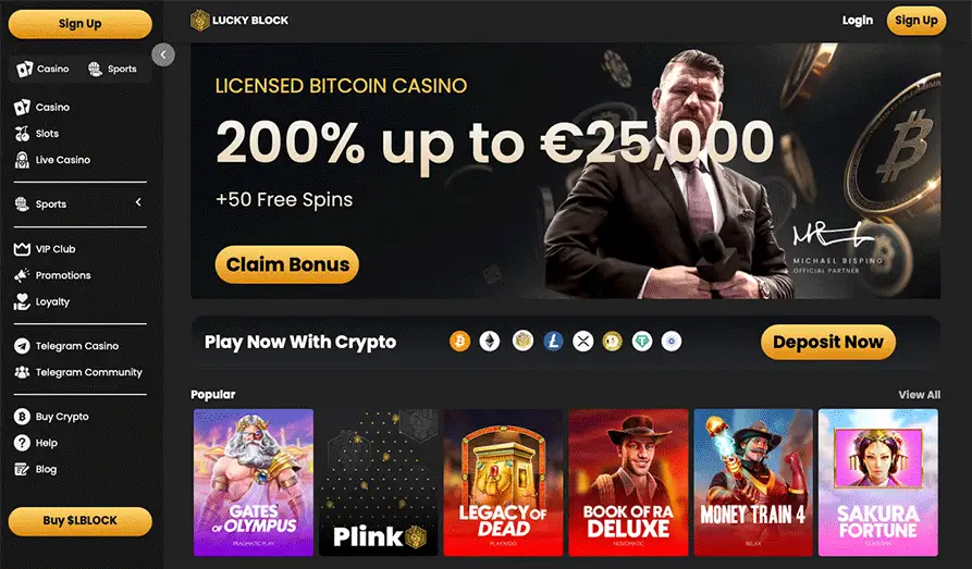 Read review of Lucky Block Casino