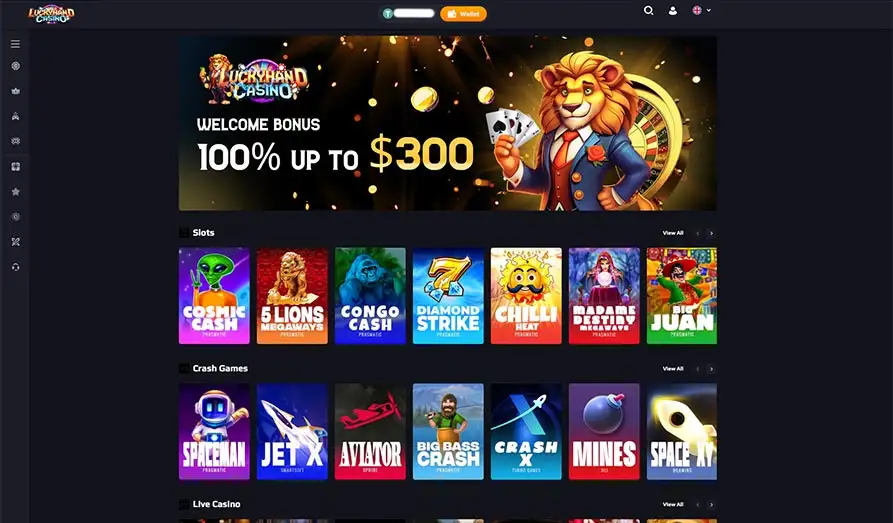 Read review of Lucky Hand Casino