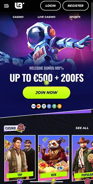 LunuBet Casino mobile screenshot #1 Mobile Screenshot image #1 for LunuBet Casino