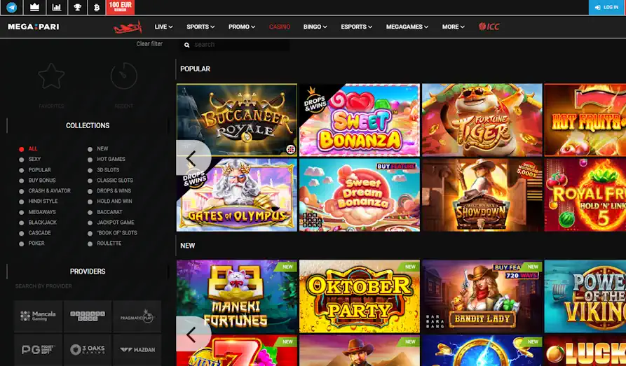 Read review of Megapari Casino