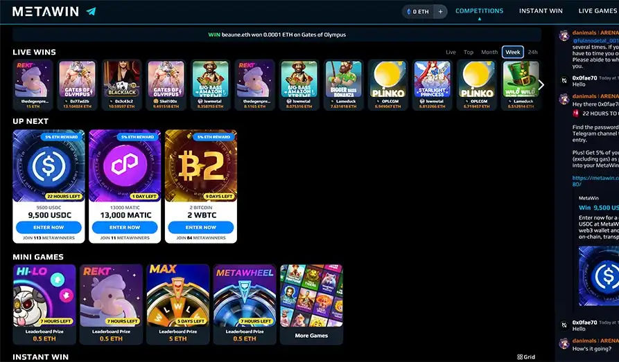 Read review of MetaWin Casino