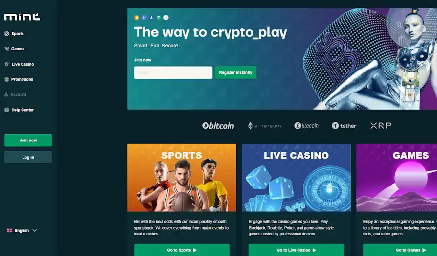 Read review of Mint Casino