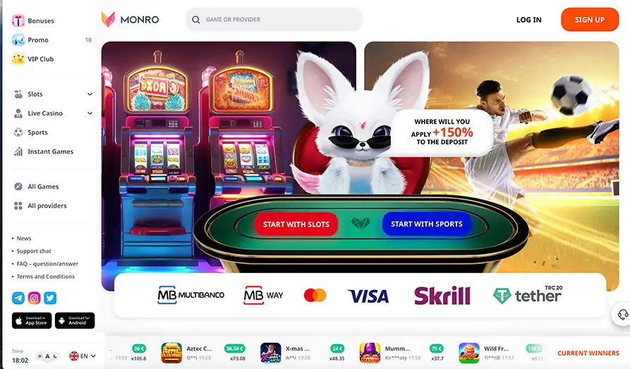 Read review of Monro Casino