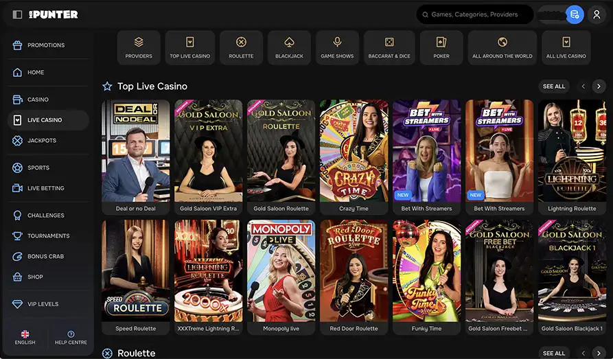 - Landscape screenshot image #1 for Mr Punter Casino