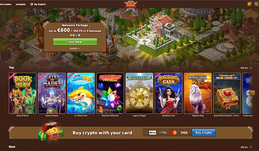 Read review of My Empire Casino