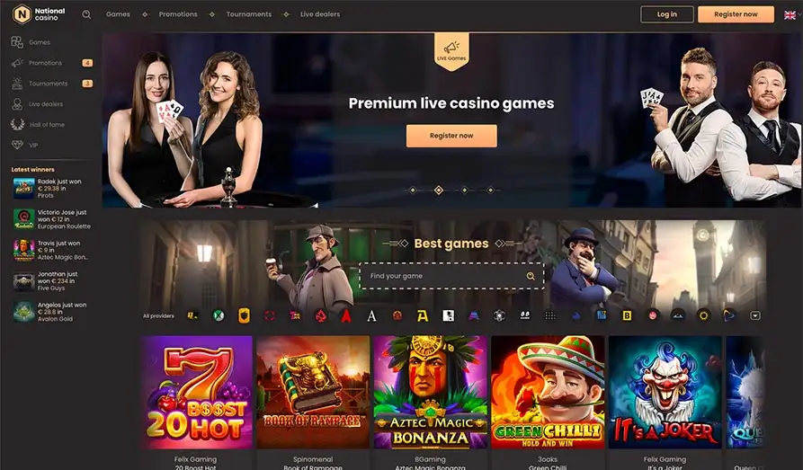 Read review of National Casino
