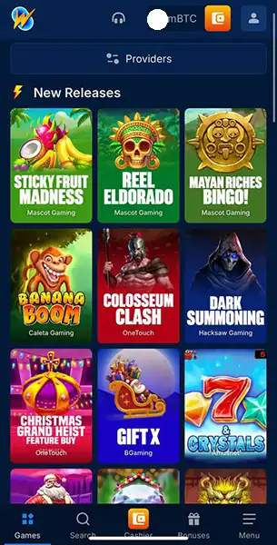 Only Win Casino mobile screenshot #2 Mobile Screenshot image #2 for Only Win Casino