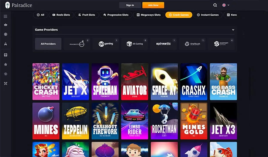 PairaDice Casino Crash Game Screenshot image #2 for Pair-a-Dice