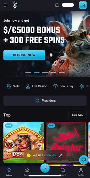Play Mojo Casino mobile screenshot #1 Mobile Screenshot image #1 for Play Mojo Casino