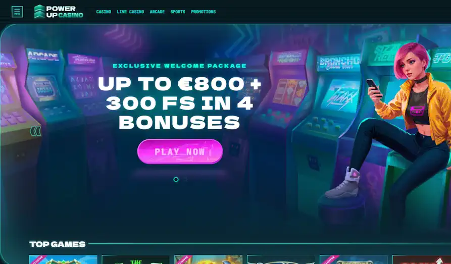 Read review of Power Up Casino