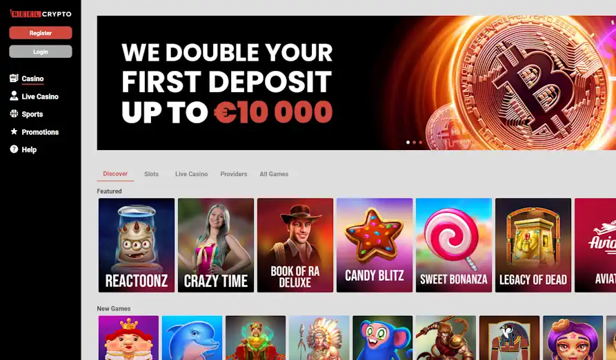 Read review of Reel Crypto Casino