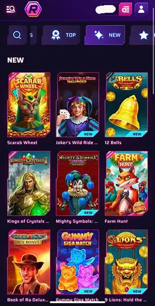 Roby Casino mobile screenshot #5 Mobile Screenshot image #5 for Roby Casino