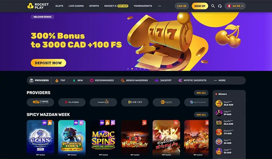 Read review of Rocket Play Casino