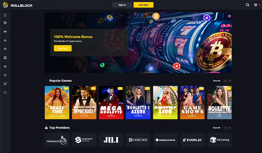 Rollblock IO homepage Main screenshot image for Rollblock IO