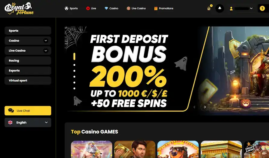 Read review of Royal Fortune Casino