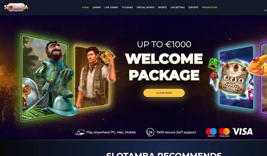 Read review of Slotamba Casino