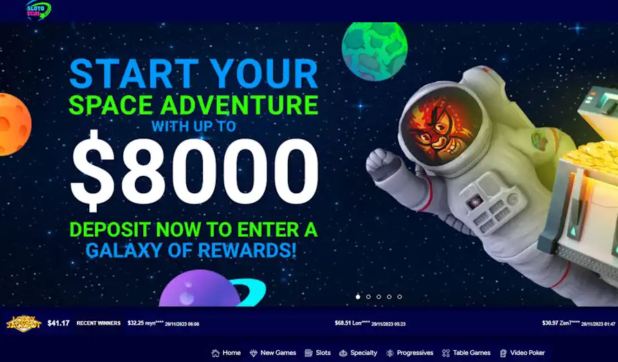 Read review of SlotoStars Casino