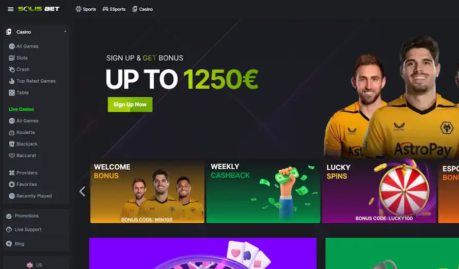 Read review of Solisbet Casino