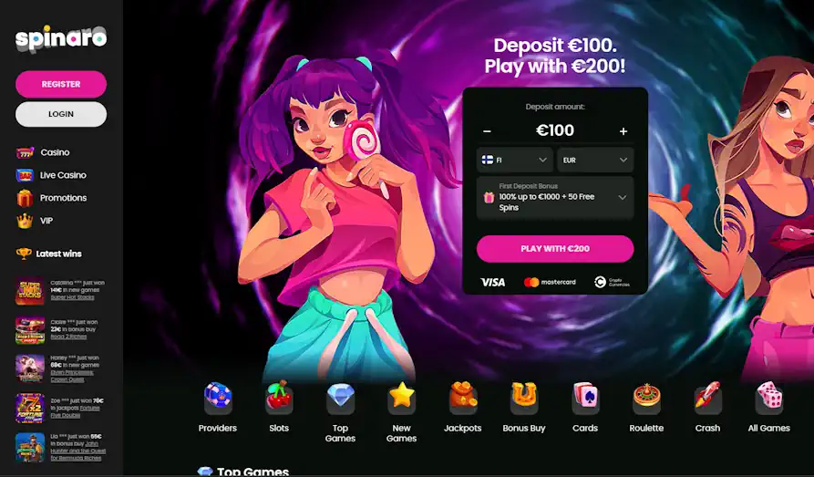 Read review of Spinaro Casino