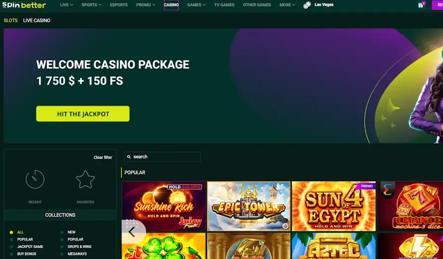 Read review of Spin Better Casino
