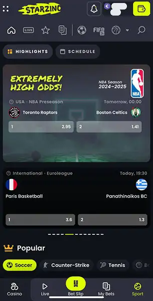 Starzino mobile screenshot #5 Mobile Screenshot image #5 for Starzino