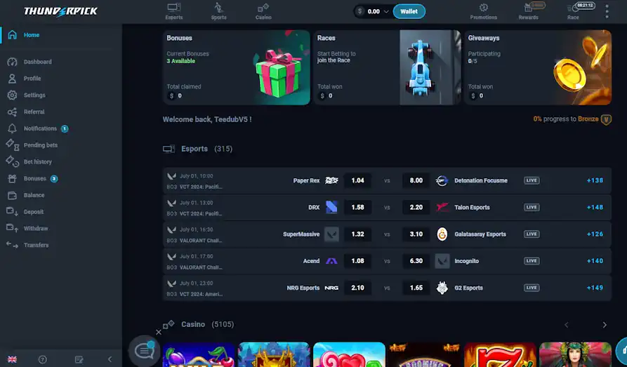 Read review of Thunderpick Casino