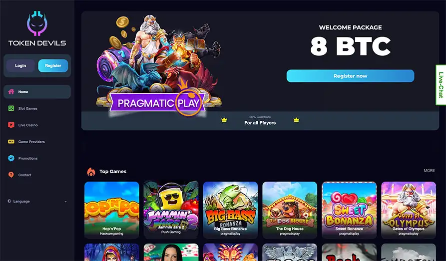 Read review of Token Devils Casino