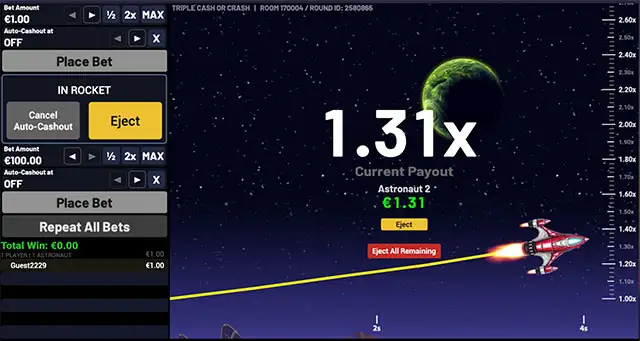 Triple Cash Or Crash screenshot
