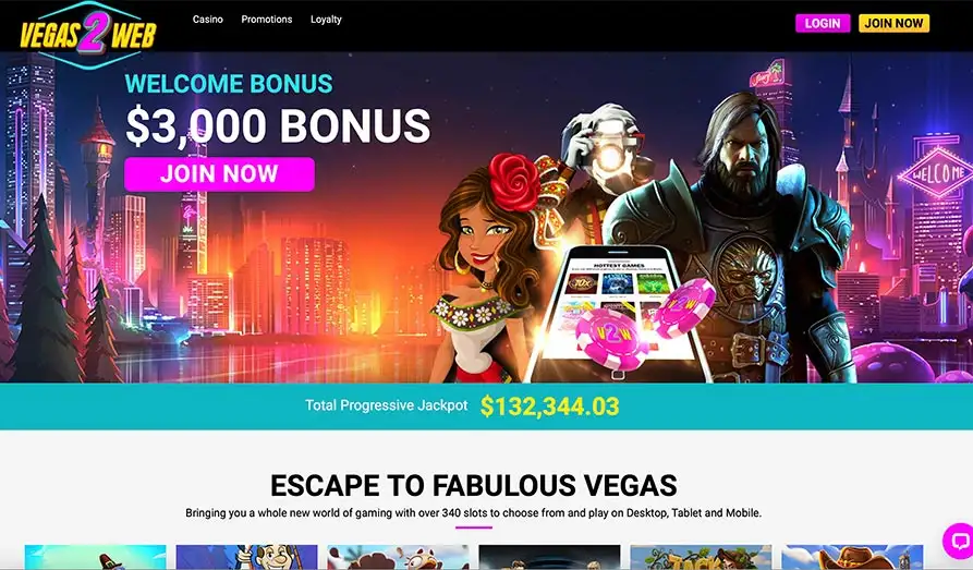 Read review of Vegas 2 Web Casino