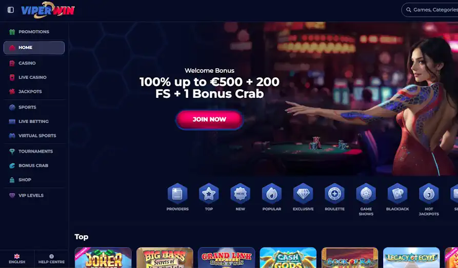 Read review of Viper Win Casino