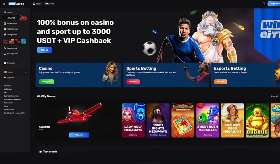 Read review of Win City Casino