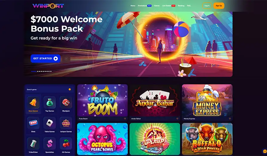 Read review of Winport Casino