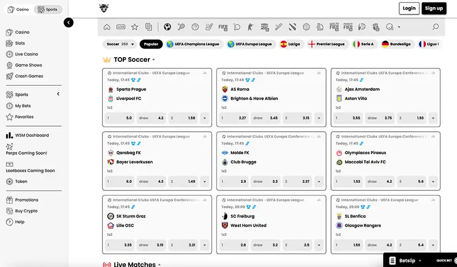 Wall Street Meme Sports Book Landscape screenshot image #1 for Wall Street Memes Casino