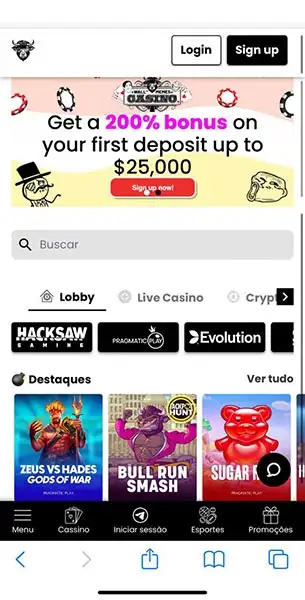 Wall Street Memes Casino mobile screenshot #1 Mobile Screenshot image #1 for Wall Street Memes Casino