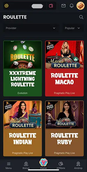 Yummy Game Casino mobile screenshot #5 Mobile Screenshot image #5 for Yummy Game Casino