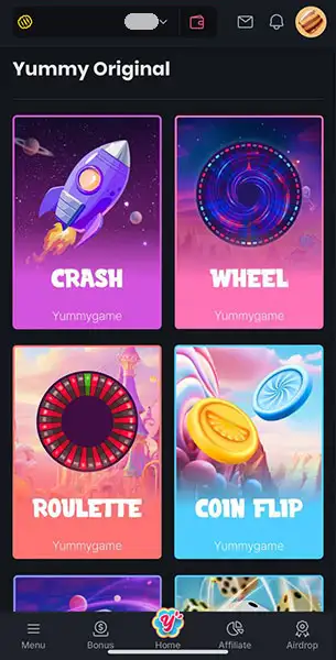Yummy Game Casino mobile screenshot #4 Mobile Screenshot image #4 for Yummy Game Casino
